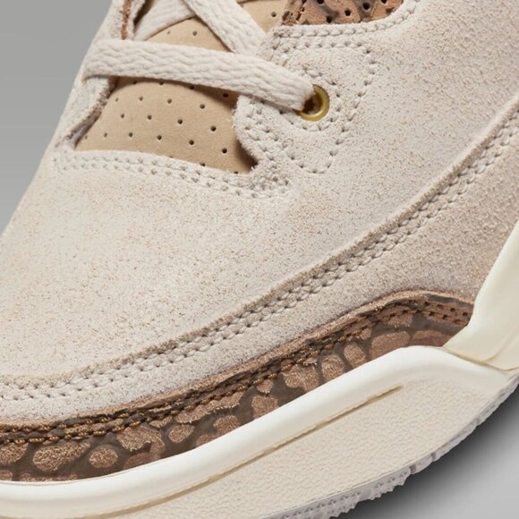 Nike Air Jordan 3 Retro PS ‘Palomino’ Orewood Brown Kids Sneakers ✅ NEW - Picture 6 of 7